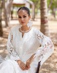 White chikankari outfit