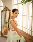 Noorie - Ivory lehnga choli