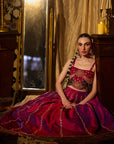 Fuschia Lehenga Choli Jacket