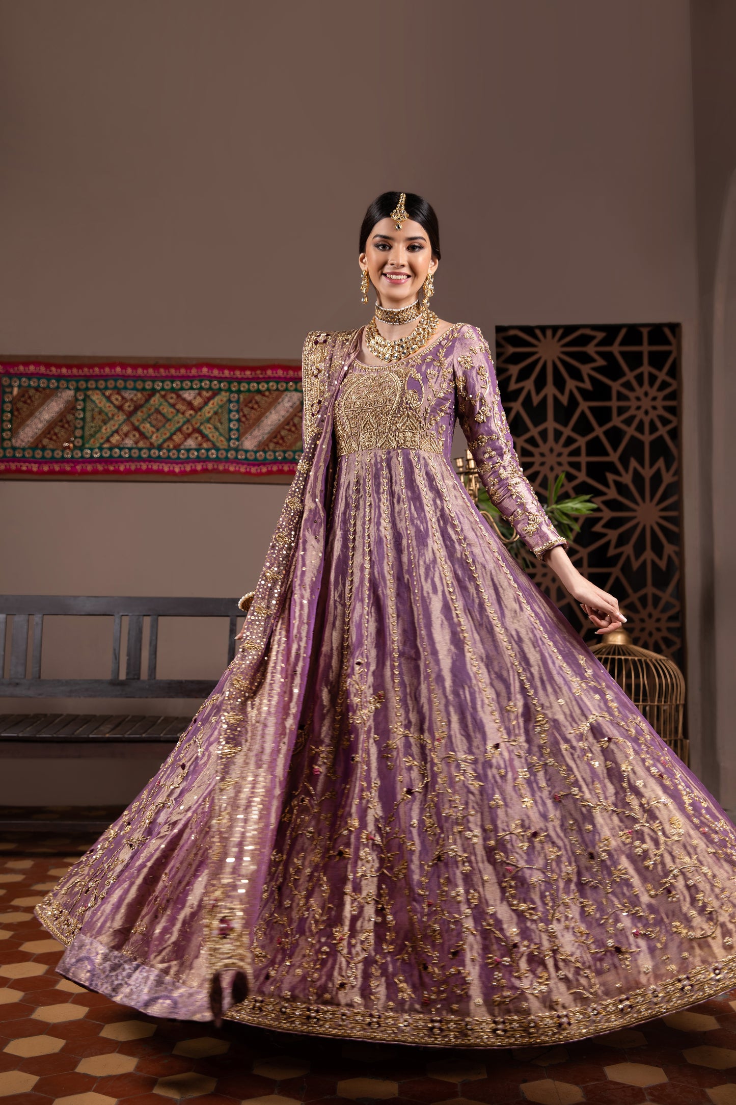 Amethyst Kalidar Bridal