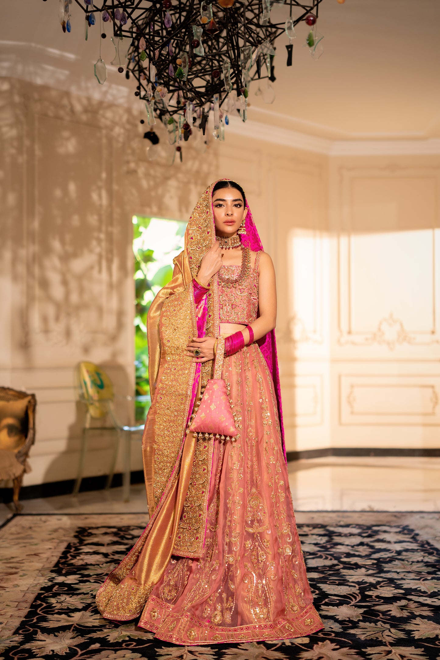 Carnation Pink Lehnga Choli