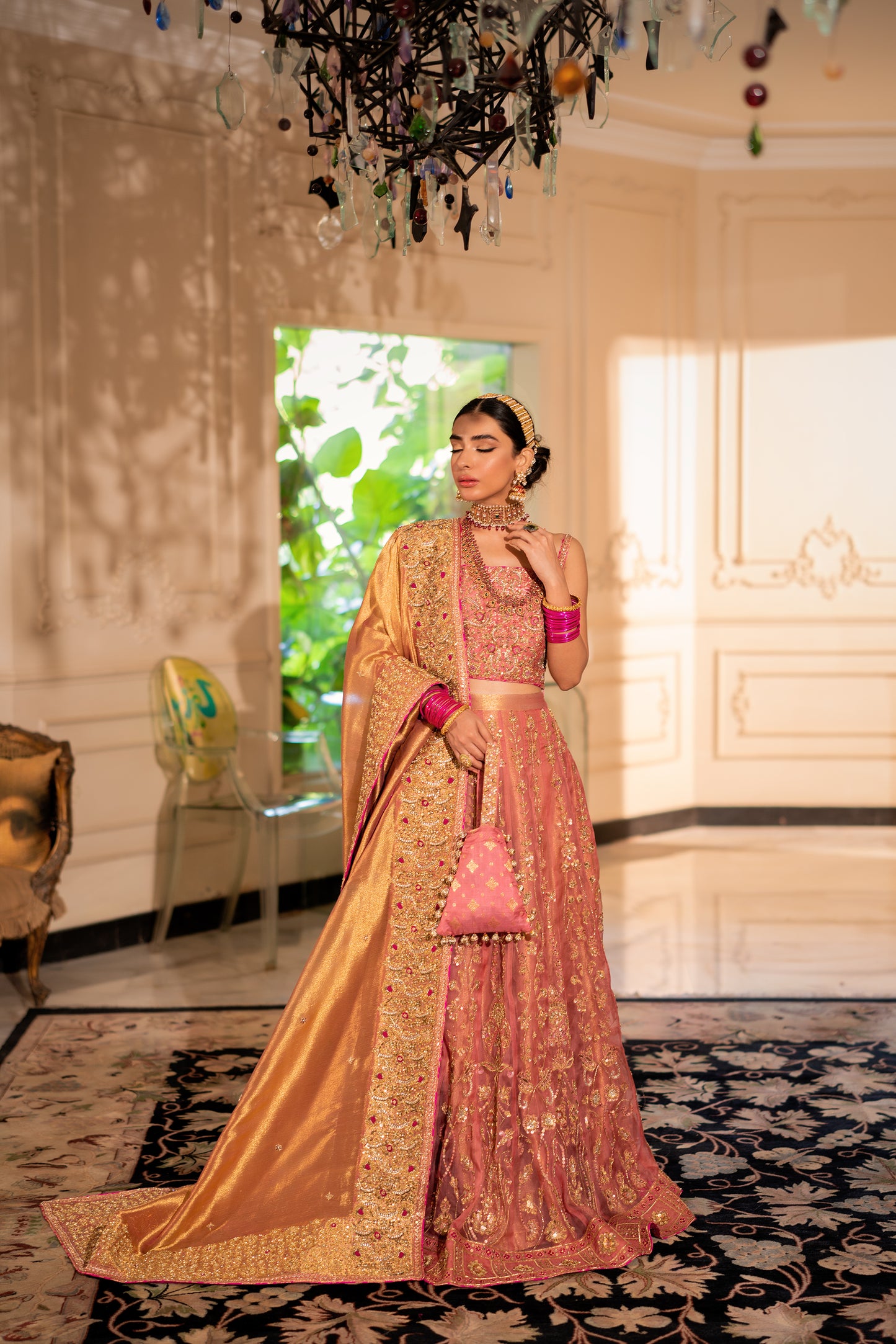 Carnation Pink Lehnga Choli