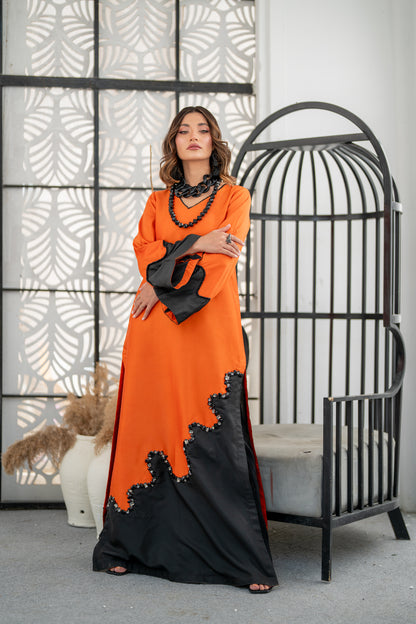 Black & Orange luxury pret