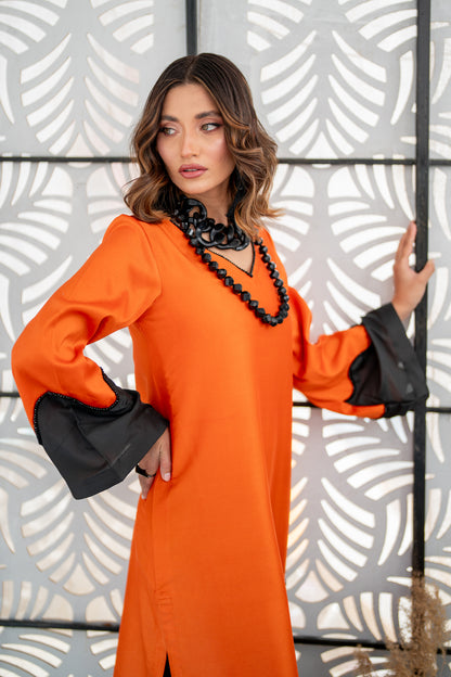 Black & Orange luxury pret