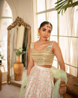 Noorie - Ivory lehnga choli